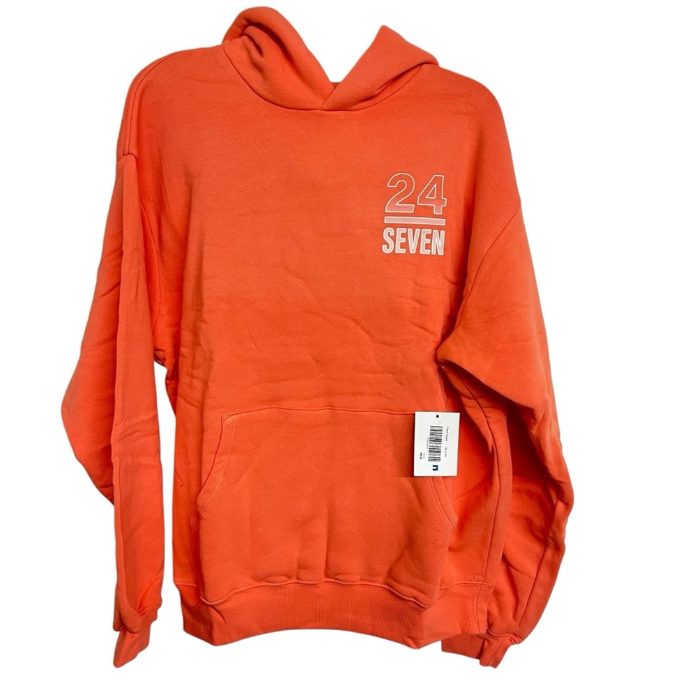 New 24 Seven Dance Dancecore‎ Peach Hoodie 24/25 Tour Merch DanceOne